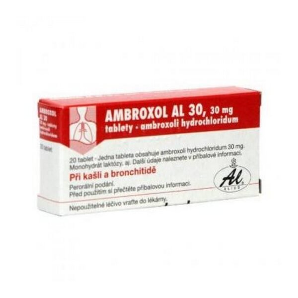 AMBROXOL AL tbl 20x 30mg,AMBROXOL AL POR 30MG TBL NOB 20