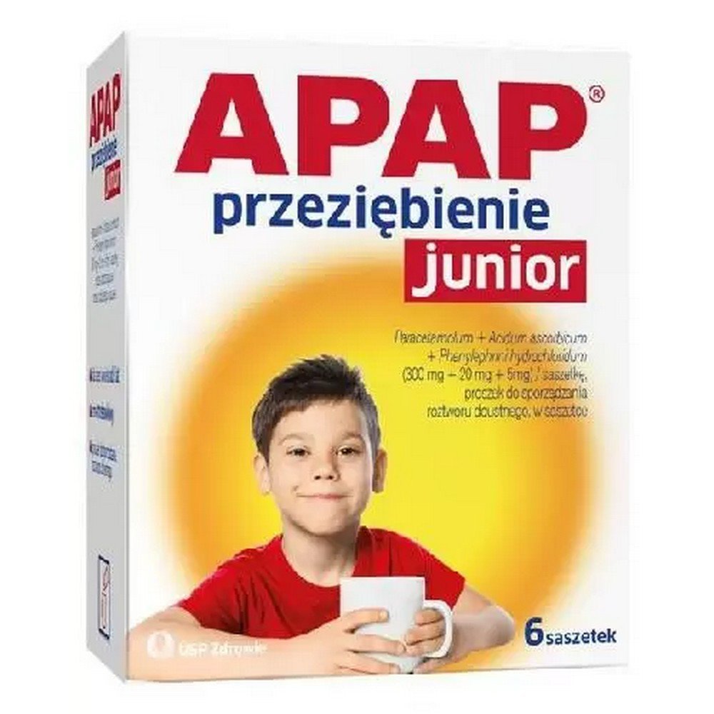 apap zimienienie junior 300 mg 20 mg 5 mg 6 sachets Médicament analgésique et antipyrétique utilisé pour traiter la douleur et/ou la fièvre légère à modérée.