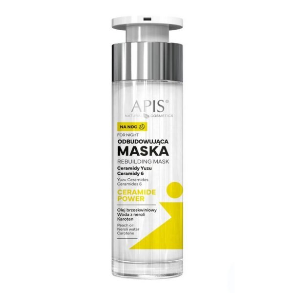Face mask Apis Natural Cosmetics Ceramine Power is care and at the same time a real caress for your skin.