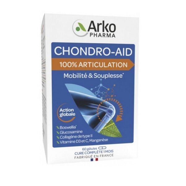 Arkopharma Chondro-Aid 100% Joint 120 + 30 offered will bring you the joint well-being necessary to find and / or keep the good mobility of your joints.