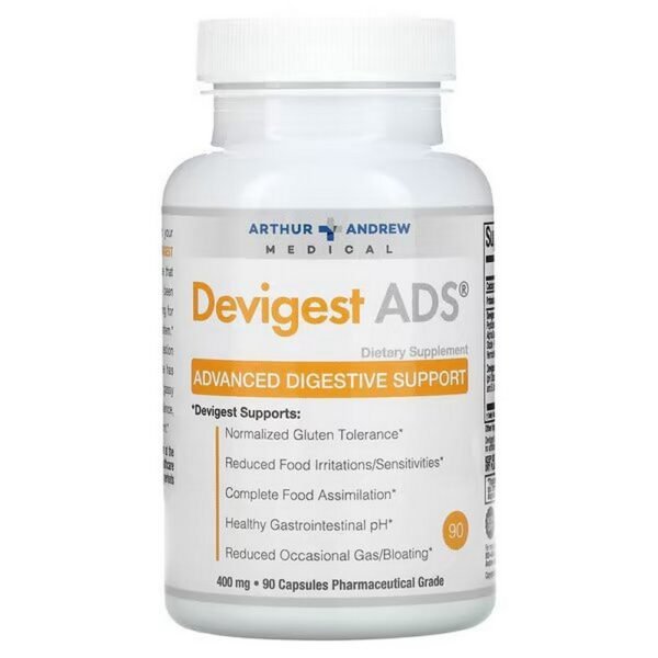 Devigest ® Advanced Digestive Support works with the digestive system to promote healthy digestion.