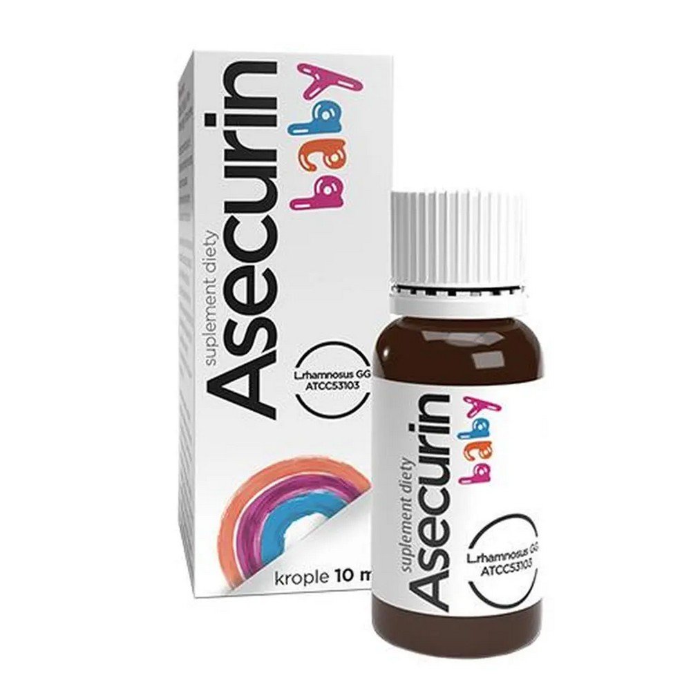 asecurin baby drops 10 ml Il est recommandé d'utiliser le produit pour reconstituer la microflore intestinale.