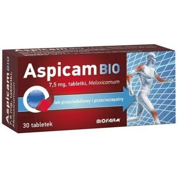Aspicam Bio has anti-inflammatory, analgesic and antipyretic properties.