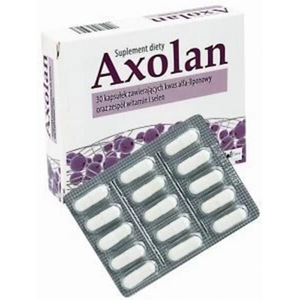 Alpha-lipoic acid is the main ingredient of the Axolan dietary supplement. It has antioxidant properties.