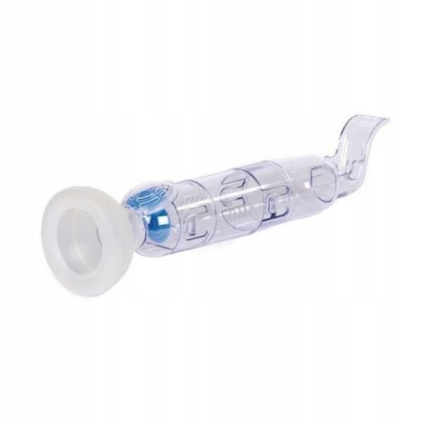 The Babyhaler inhalation chamber is intended for children who need to administer medications by inhalation in the form of pressurized inhalation aerosols.