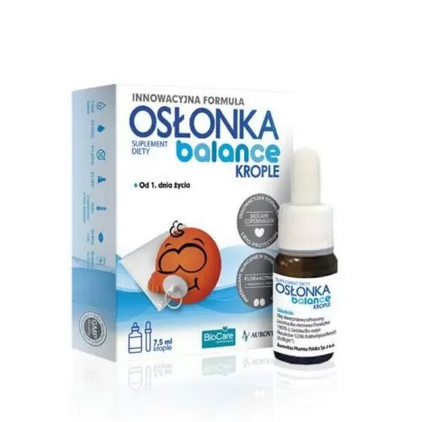 Balance casing - a dietary supplement containing lactic acid bacteria from selected strains of Lactobacillus rhamnosus FloraActive and Lactobacillus reuteri.