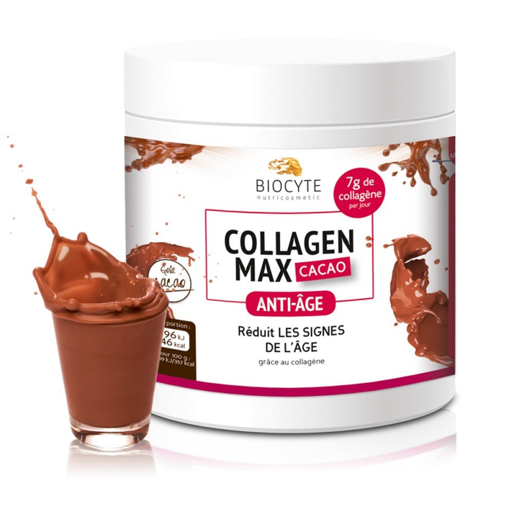 biocyte_collagen_max_powder_drink_cocoa_260g Biocyte COLLAGEN MAX Powder Drink Cocoa 260G, fight against the signs of age