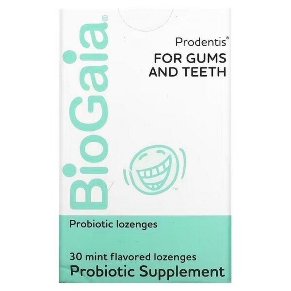 BioGaia, Prodentis, for gums and teeth, mint flavo use regularly for good oral health.