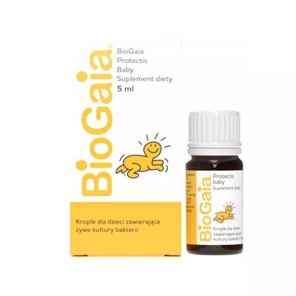Contains probiotic bacteria Lactobacillus reuteri Protectis obtained from mother's milk.