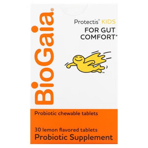 BioGaia, Protectis Kids, Probiotic Supplement for gut health.