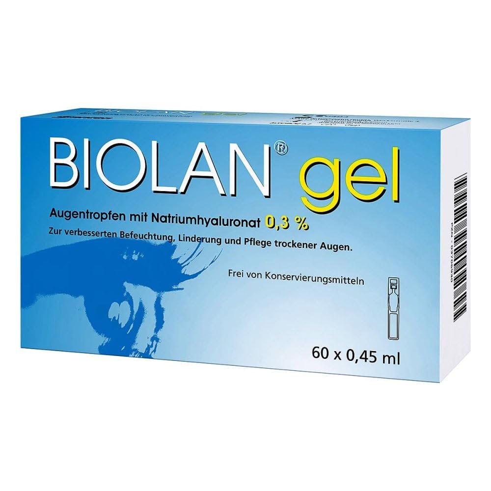 BIOLAN GEL EYE DROPS (60X0.45 ML)