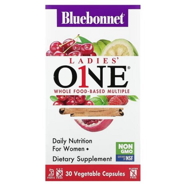 Bluebonnet Nutrition, Ladies' ONE, complete multiples advanced female health blend.