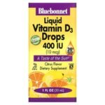 Bluebonnet Nutrition, Liquid Vitamin D3 Drops building strong bones and teeth requires the use of more than just calcium.