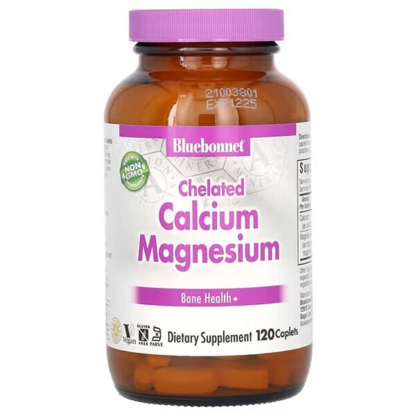 Bluebonnet Nutrition, Chelated Calcium for bone Health.