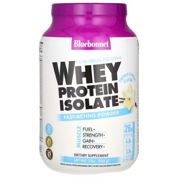 Bluebonnet Nutrition, Whey Protein Isolate to support growth and development.