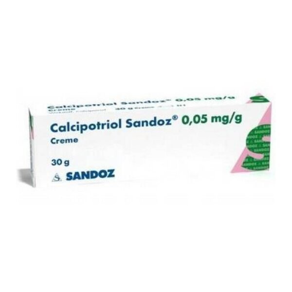 Calcipotriolo Sandoz is a synthetic analogue of the most active metabolite of natural vitamin D3.