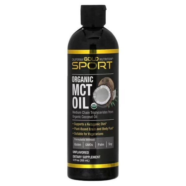 California Gold Nutrition, Organic MCT Oil supports ketogenic diets