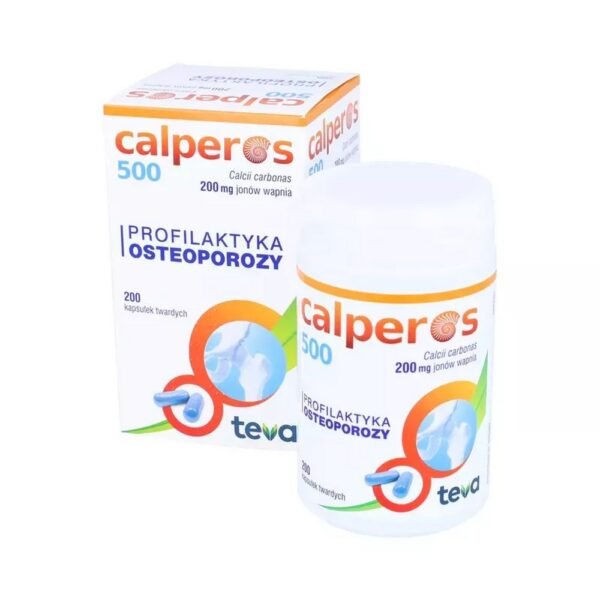Calperos is a drug containing calcium carbonate, which is a source of ionized calcium for the body.