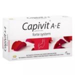Capivit A + E dietary supplement Healthy and beautiful skin is a complex of vitamin A and vitamin E. Vitamin A helps maintain healthy skin.
