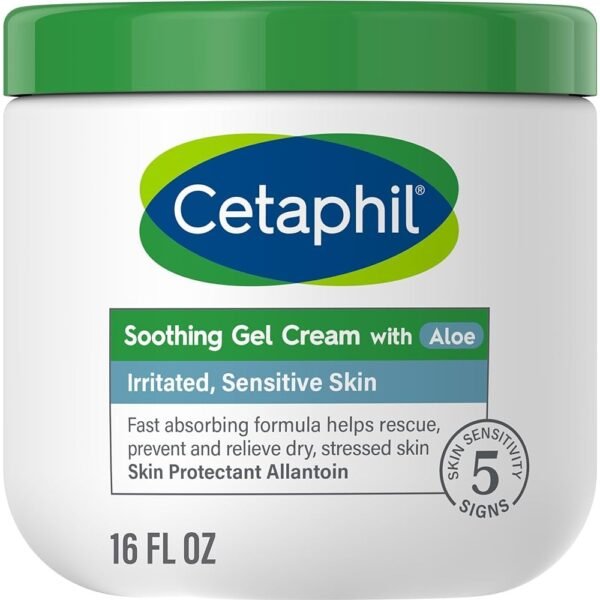 Cetaphil Soothing gel with Aloe is a high-quality cosmetic with a rich composition intended for dry, damaged or irritated skin.