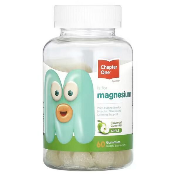 Chapter One, Magnesium Gummies, Apple, With Magnesium for Muscles, Nerves and Calming Support