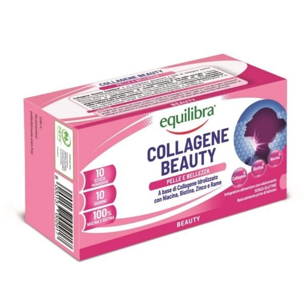 Food supplement based on hydrolysed bovine collagen with niacin and biotin together with the minerals zinc and copper.