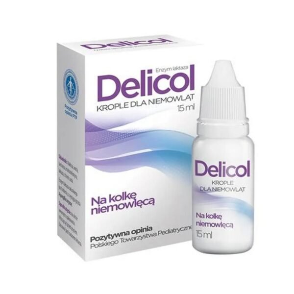 Delicol - drops intended for infants suffering from colic caused by lactose intolerance.