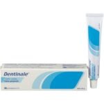 DENTIN gum paste, used to treat pain in the gums for the birth of the first teeth in children (rash, painful teeth in early childhood).