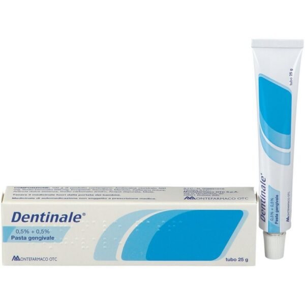 DENTIN gum paste, used to treat pain in the gums for the birth of the first teeth in children (rash, painful teeth in early childhood).