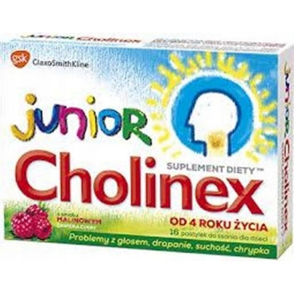 dietary supplements for children glaxosmithkline lozenges 16 pcs raspberry Таблетки Юниор Холинекс созданы на основе специально подобранных растительных компонентов, которые увлажняют, защищают и тонизируют слизистую оболочку горла, гортани и полости рта.