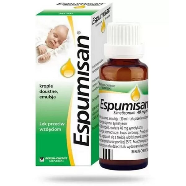 Espumisan drops are an alternative version of the preparation in capsules for oral use, recommended in gastrointestinal disorders associated with excessive accumulation of gases (flatulence).