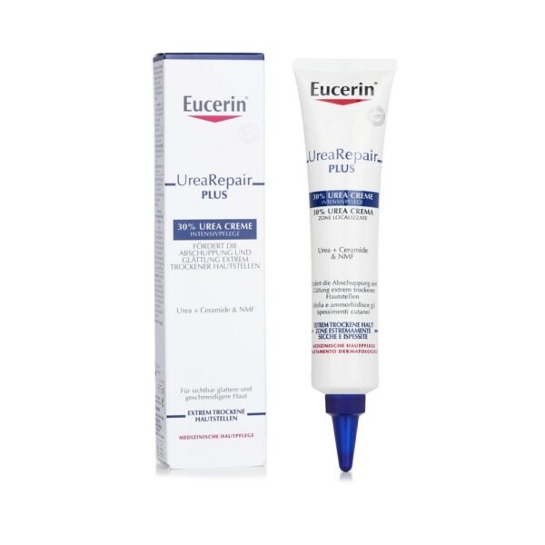 Intensive care cream that softens and softens localized areas of very dry and rough skin.