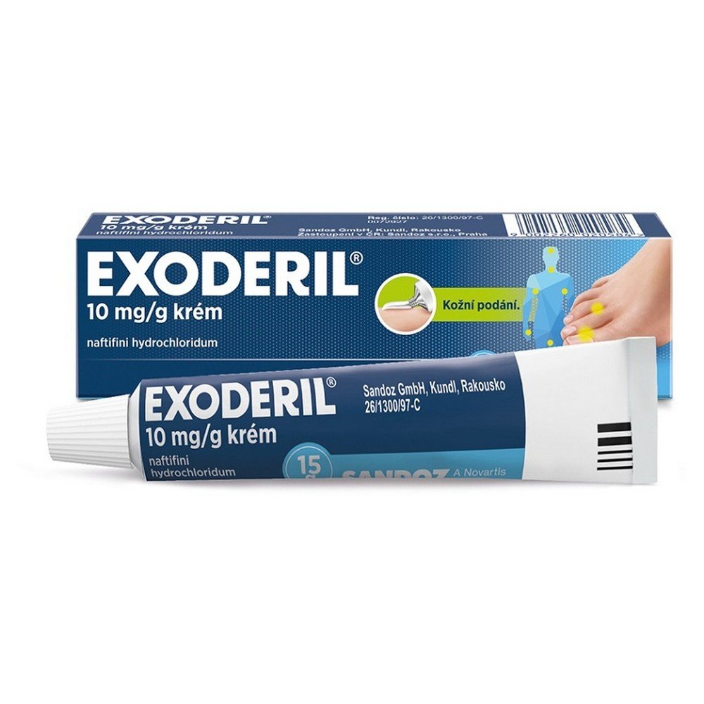 exoderil cream 15g La crema Exoderil® es un remedio antimicótico eficaz para los hongos en la piel y las uñas de todo el cuerpo.