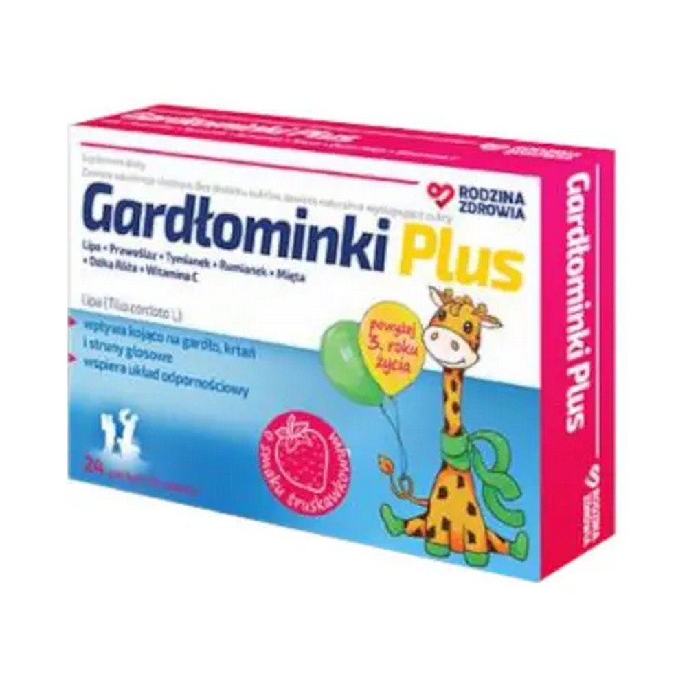 family health gardlominki plus 24 tablets Les ingrédients contenus dans la préparation soutiennent le fonctionnement du système immunitaire et ont un effet apaisant sur la gorge, le larynx et les cordes vocales.