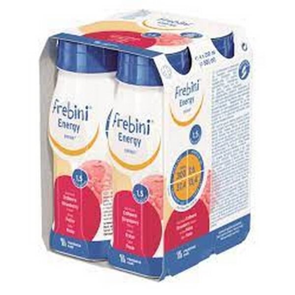 Frebini Energy drink liquid strawberry flavor.