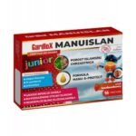 Gardlox Manuislan Junior is a medical device containing a combination of three moisturizing ingredients in the maximum doses permitted for use on the mucous membranes of the throat: Icelandic lichen, curly cartilage and marshmallow, regenerating D-panthenol and the Manu-S-Protect formula containing beneficial Manuka oil