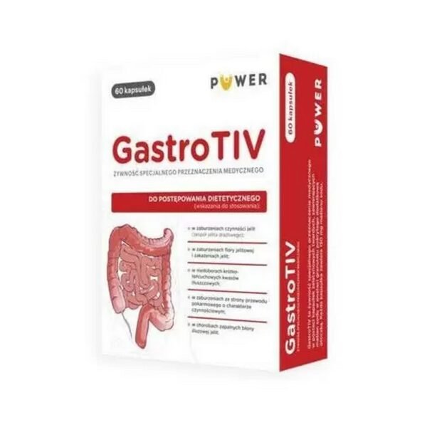 GastroTIV is food for special medical purposes for use in intestinal and digestive tract disorders.