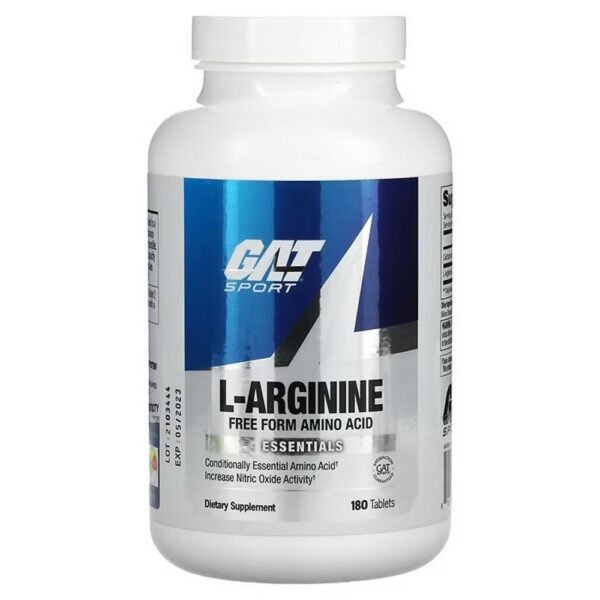 L-Arginine can help improve blood flow and exercise capacity and is needed for the production of creatine.
