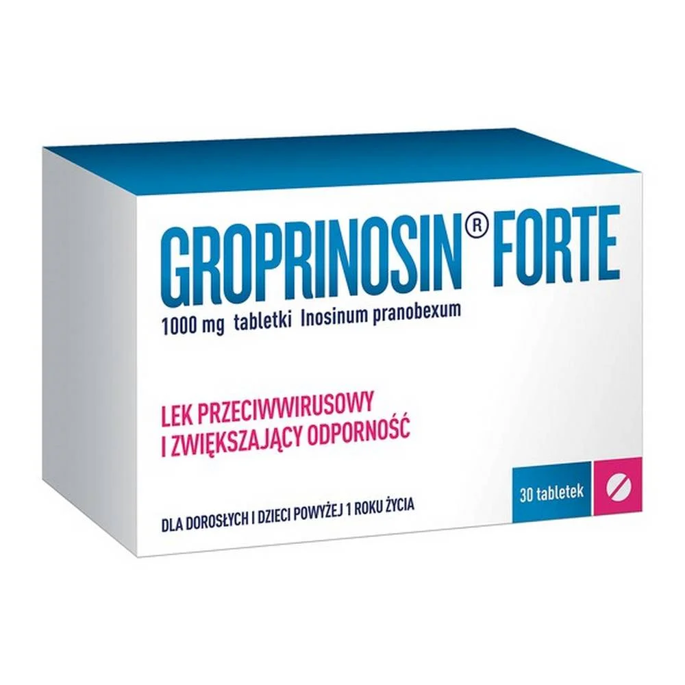 Groprinosin Forte 1000 mg x 30 tablets