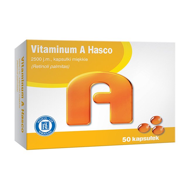 HASCO-LEK VITAMIN A 2500 IU 50 CAPSULES