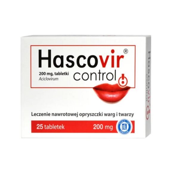 Herpes simplex virus outbreaks - Hascovir control 200 mg 25 tablets