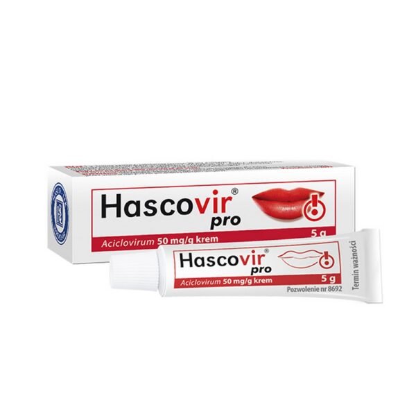 Cold sores (herpes labialis) - Hascovir Pro cream 0.05g/1g 5g