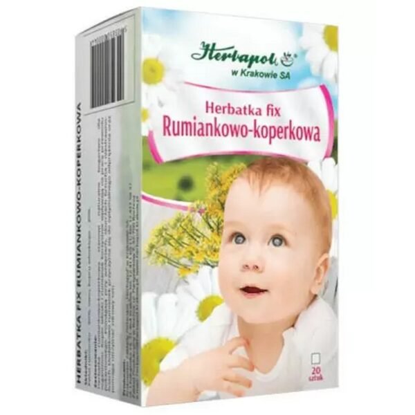 Chamomile and dill tea are natural riches for the body. They help with flatulence and indigestion.