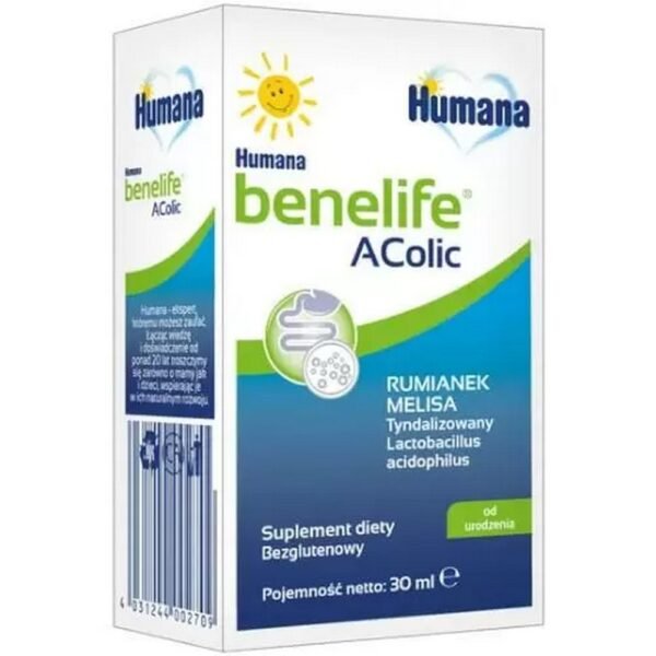 The product is intended for children from birth to alleviate the symptoms of intestinal colic.