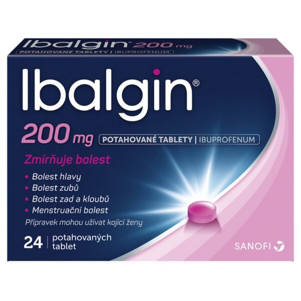 Analgesic for headache, dental, back, muscle, joint and menstrual pain, reduces fever and suppresses inflammation. For children from 6 years old and adults.