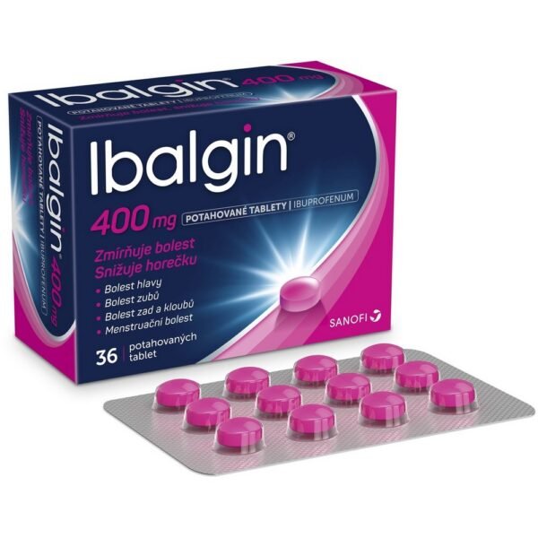 Ibalgin 400 tablets are used for mild to moderate pain, for example, headaches, toothaches, back pain, painful menstruation, muscle and joint pain.