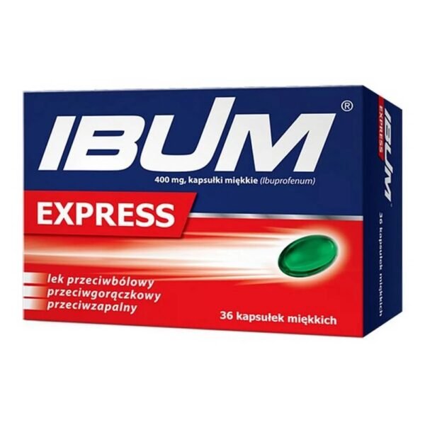 Ibum Express is a drug used for the symptomatic short-term treatment of pain and fever accompanying the common cold.