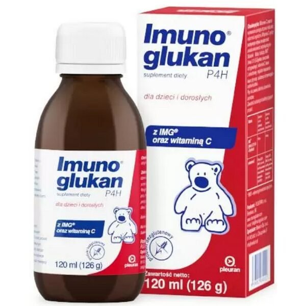 Imunoglukan P4H – dietary supplement with ingredients supporting the functioning of the immune system.