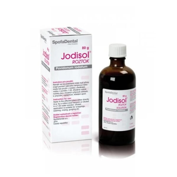 A highly effective antiseptic and disinfectant containing povidone iodinatum.