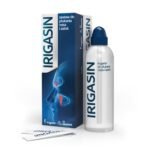 Irigasin is a medical device intended for preparing a solution for rinsing the nose and sinuses. The kit includes an irrigator in the form of a soft bottle with an ergonomic applicator and 12 sachets.